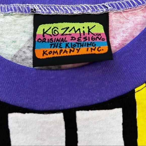 Vintage KOZMIK Original Design T-Shirt Tee Size Large Made in USA - Picture 3 of 7